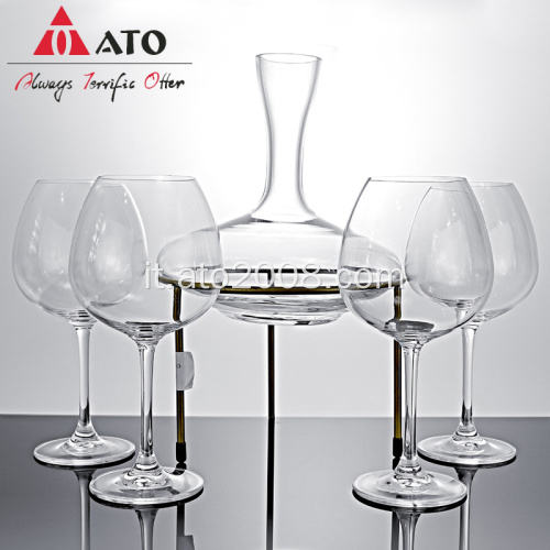 Set di bicchieri di decanter di whisky ato